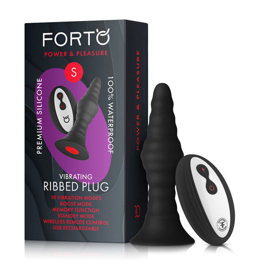 Forto ribbed plug small
