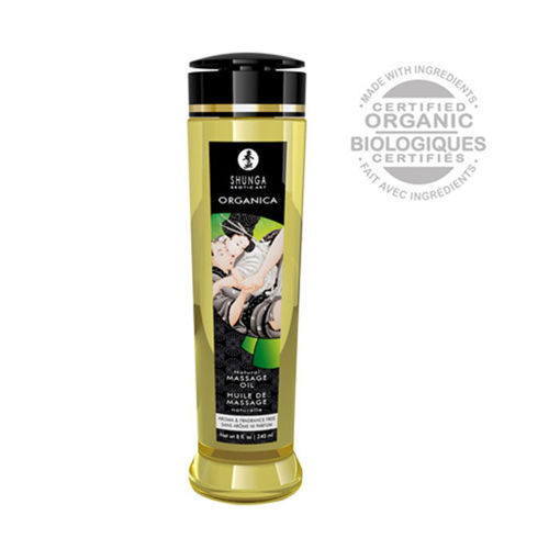 Image de SHUNGA - Huile de Massage ORGANICA Sans Arôme ni Parfum