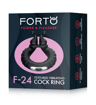 Image de F-24: TEXTURED VIBRATING COCKRING- BLACK