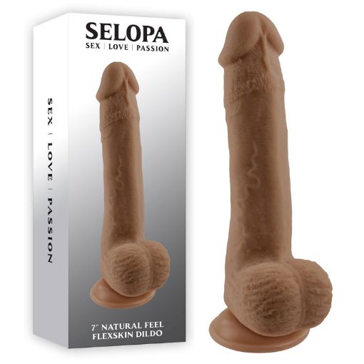 7-Natural-Feel-Flexskin-Dildo-Dark