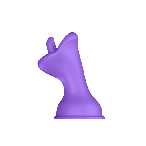 Picture of a luv MV57: Mouth & Tongue Vibrator- Purple- Luv Inc, bouche, cunni cunilover