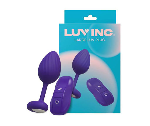 Picture of Luv plug Rechargeable -Large - Purple