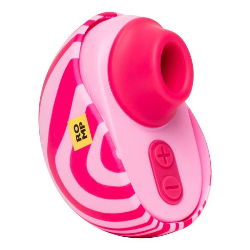 Stimulateur clitoridien ROMP Spin, air pulsé, 10 intensités, rechargeable, étanche, compact avec housse de protection