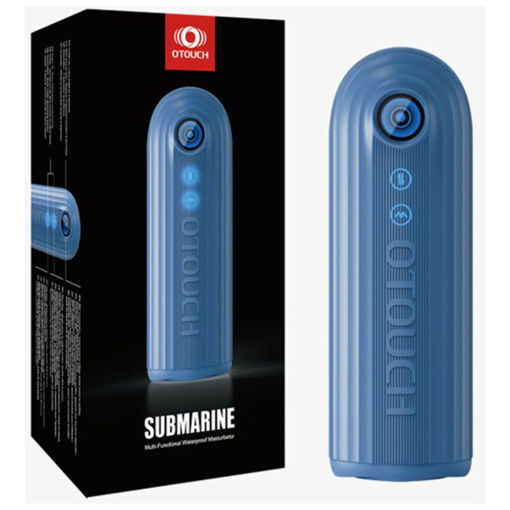 Masturbateur masculin Submarine Otouch multi-fonctions, étanche IPX7, 5 modes de poussée, 7 vibrations et contraction 360°