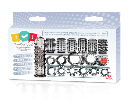 Image de Try-Curious – Cock Ring and Sleeve Set