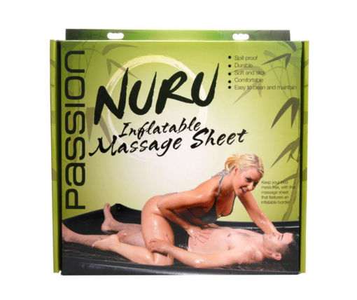 Picture of Nuru Inflatable Vinyl Massage Sheet – Black