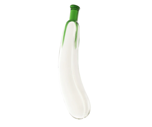 Picture of 🍆Eggplant Ecstasy – Glass Dildo
